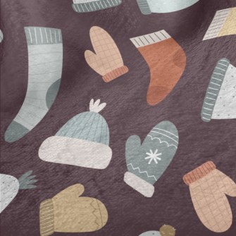 Winter Hats, Socks And Gloves Minky