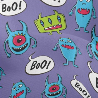 Funny And Scary Monsters Lightweight Performance Linen