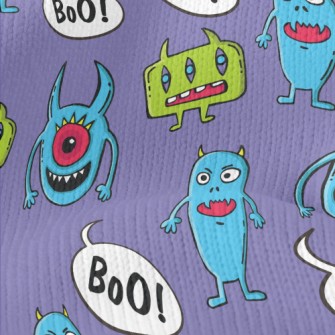 Funny And Scary Monsters Stretch Jersey