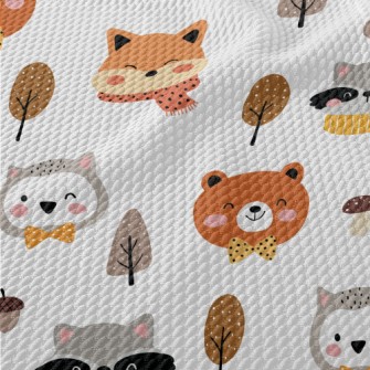 Small Animals Preparing For Wi Birdseye Piqué