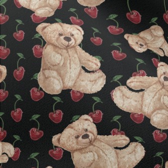 Cute Toy Teddy Bear Chiffon