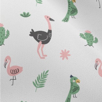 Strange Wild Birds Chiffon