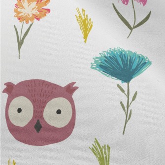 Big-eyed Cute Owl Chiffon