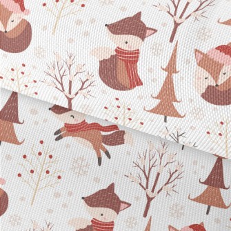 Cute Fox Dressed Up Carefully Waterproof Oxford