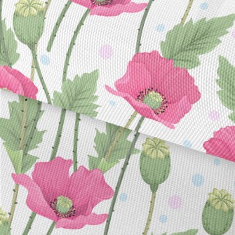 Poppies Blooming Everywhere Waterproof Oxford