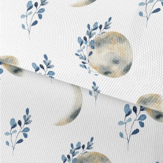 Watercolor Style Blurred Moon Waterproof Oxford