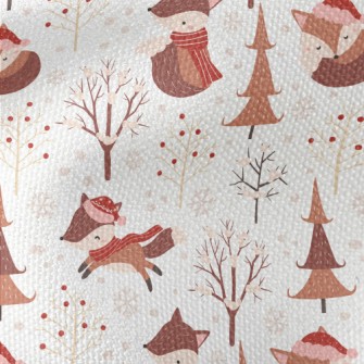 Cute Fox Dressed Up Carefully Waterproof Canvas
