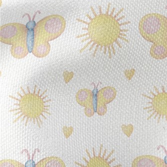 Butterfly With Circle Pattern Waterproof Canvas