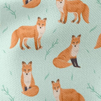 Orange Fox With Deep Eyes Waterproof Canvas