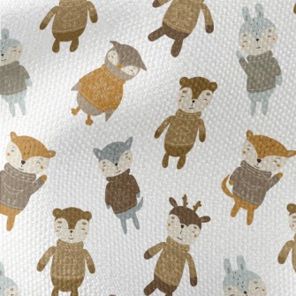 Animals Wearing Sweaters Waterproof Canvas