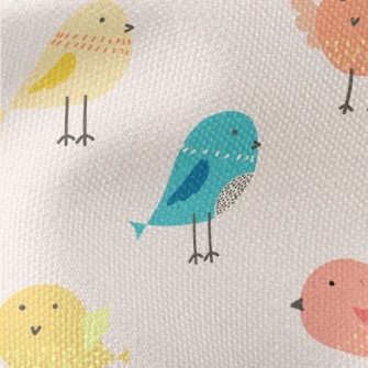 Colorful Bird Practicing Flyin Waterproof Canvas