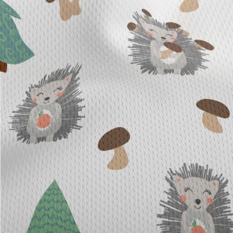 Little Hedgehog Found Deliciou Athletic Mesh Flat Back