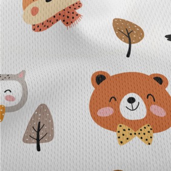 Small Animals Preparing For Wi Athletic Mesh Flat Back