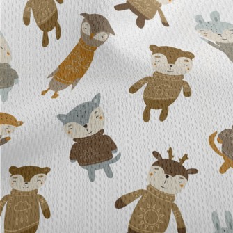 Animals Wearing Sweaters Athletic Mesh Flat Back