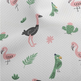 Strange Wild Birds Athletic Mesh Flat Back