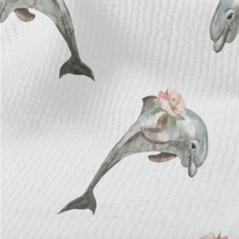 Dolphin With Flowers On Its Bo Terry