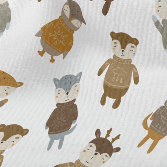 Animals Wearing Sweaters Terry