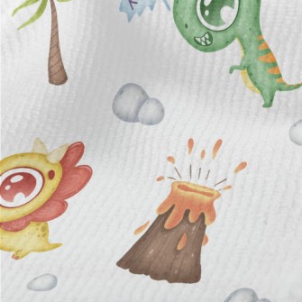 Big-eyed Baby Dinosaur And Vol Terry