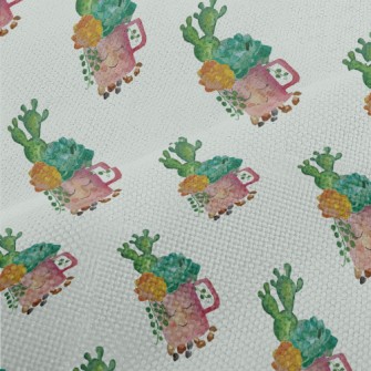 Succulent Plants Growing In Cu Performance Linen