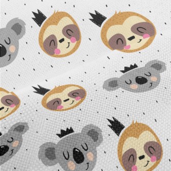 Big Heads Of Koalas And Sloths Performance Linen