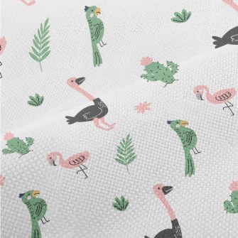 Strange Wild Birds Performance Linen