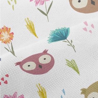 Big-eyed Cute Owl Performance Linen