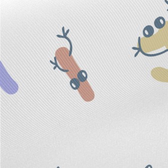 Playful Letters With Hands And Twill