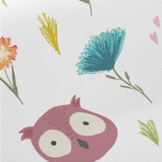 Big-eyed Cute Owl Twill