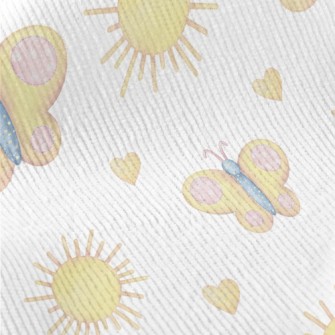Butterfly With Circle Pattern Standard Corduroy