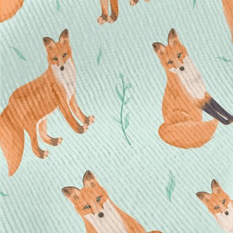Orange Fox With Deep Eyes Standard Corduroy