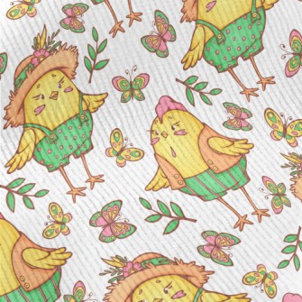 Butterflies Flying Around The  Standard Corduroy