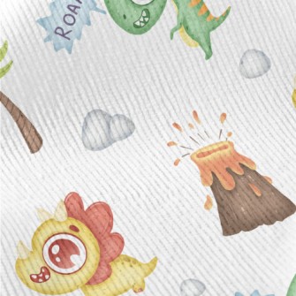 Big-eyed Baby Dinosaur And Vol Standard Corduroy