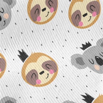 Big Heads Of Koalas And Sloths Standard Corduroy