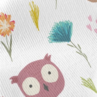 Big-eyed Cute Owl Standard Corduroy