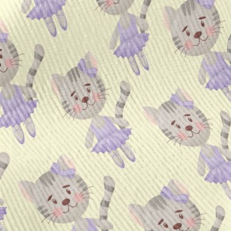 Cat In Purple Dancing Costume Standard Corduroy