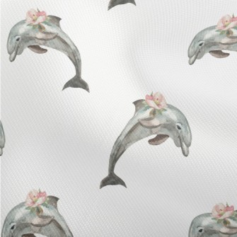 Dolphin With Flowers On Its Bo Dobby