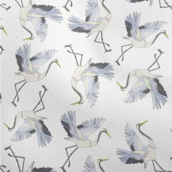 Red-crowned Cranes Spread Thei Dobby