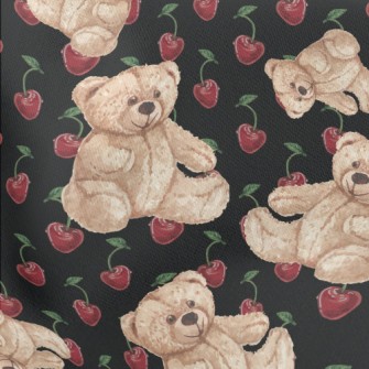 Cute Toy Teddy Bear Stretch Ponte