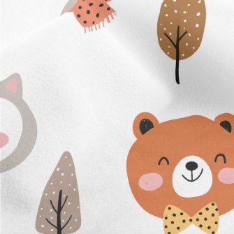 Small Animals Preparing For Wi Micro Fleece