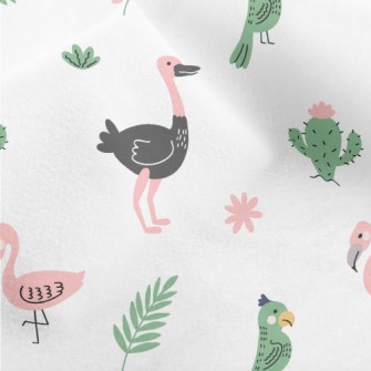 Strange Wild Birds Micro Fleece