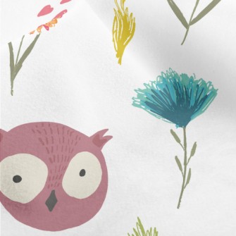 Big-eyed Cute Owl Micro Fleece