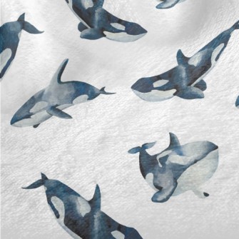 Killer Whales Swimming Freely Minky