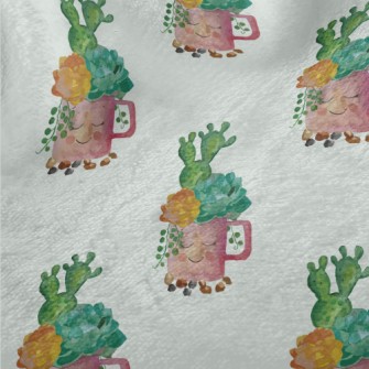 Succulent Plants Growing In Cu Minky