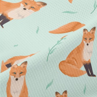 Orange Fox With Deep Eyes Piqué