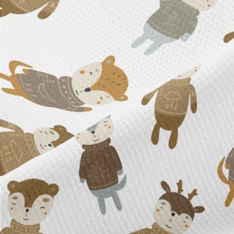 Animals Wearing Sweaters Piqué