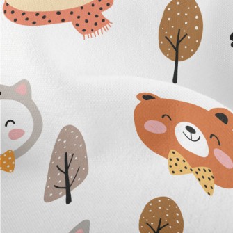 Small Animals Preparing For Wi Lightweight Performance Linen