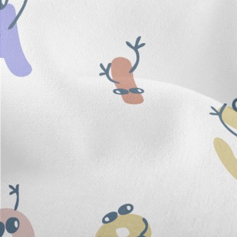 Playful Letters With Hands And Lightweight Performance Linen