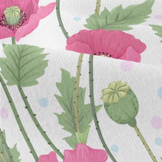 Poppies Blooming Everywhere Modern Jersey