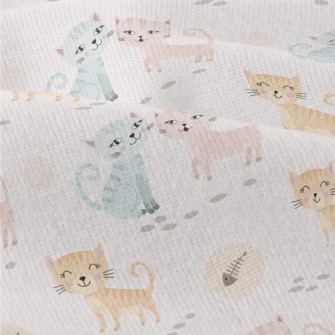 Bright Cat With Pink Ears Modern Jersey