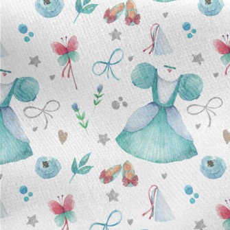 Watercolor Style Little Prince Jersey Backed Fleece
